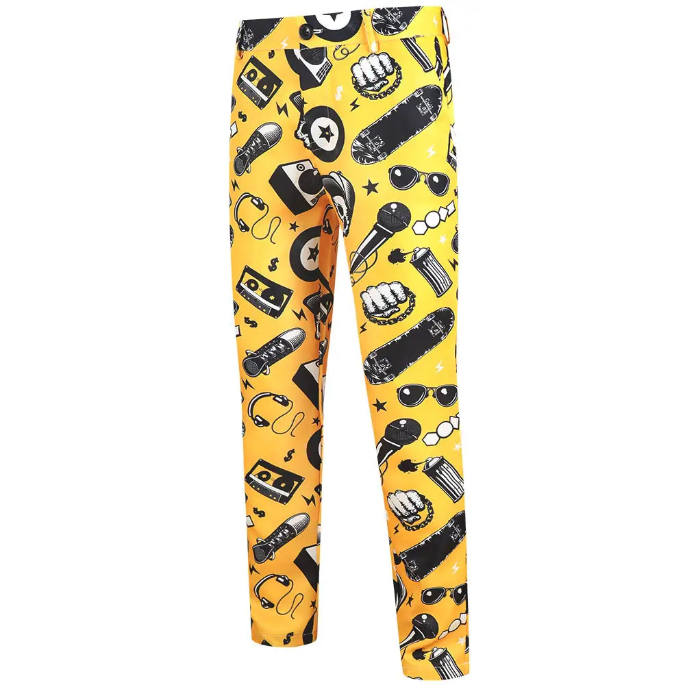 Digital New Print Leisure Suits For Men Two-piece Set