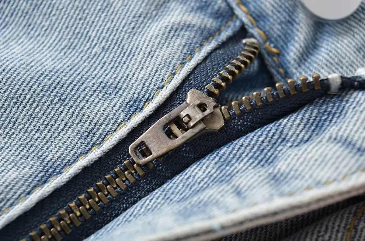 American Style Fashion Work Clothes Style Straight-leg Denim Trousers