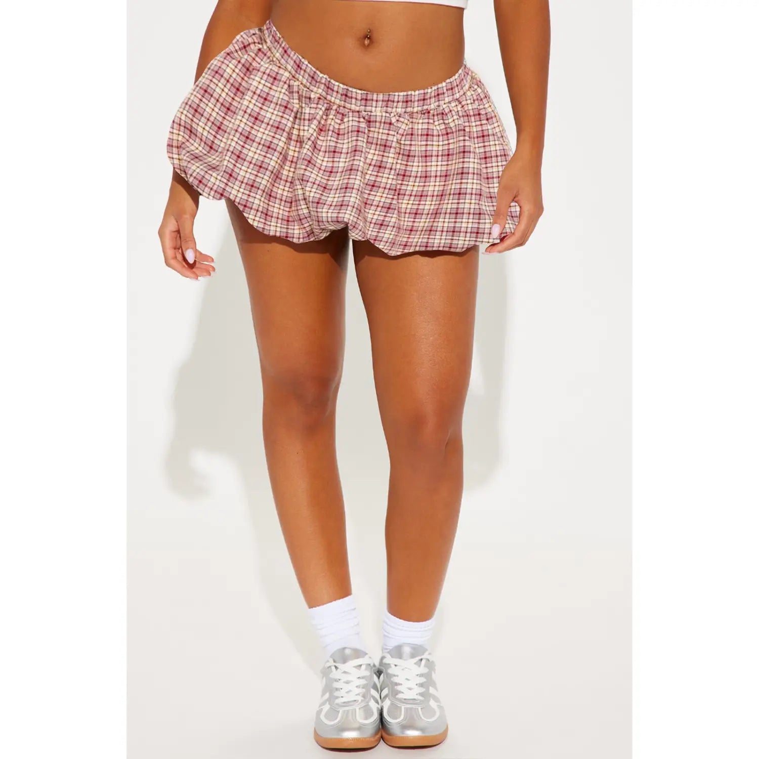 Fashion Cute Classic Plaid With Leggings