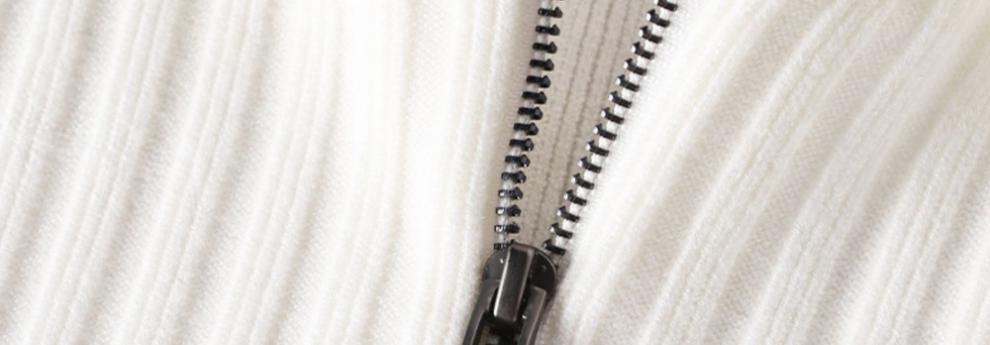 Autumn And Winter Leisure Slim-fit Handsome Sweater Half Zipper Top