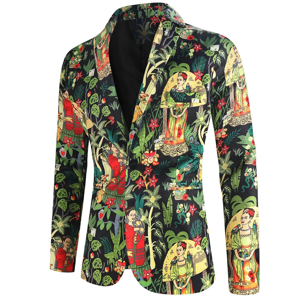 Digital New Print Leisure Suits For Men Two-piece Set