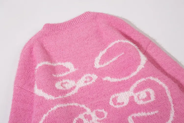 Dark Skull Ripped Sweater