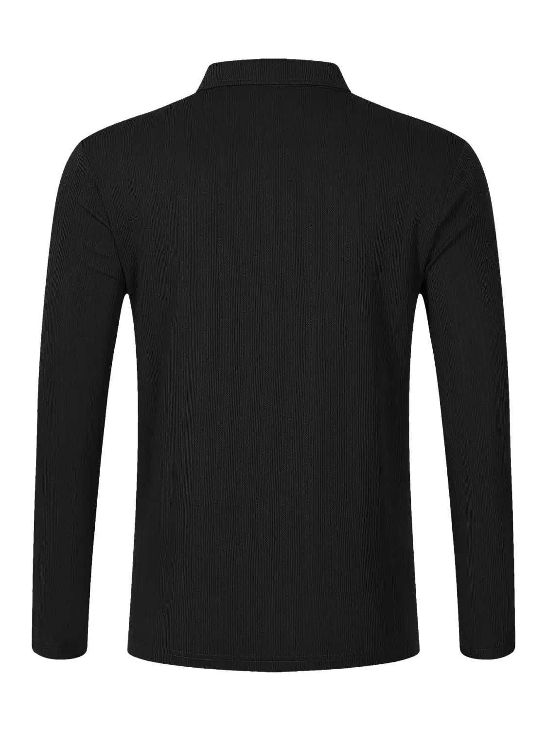 Sports Long Sleeve Lapel Men’s Polo Shirt