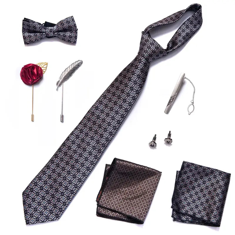 Tie 8-piece Set Formal Suit Men