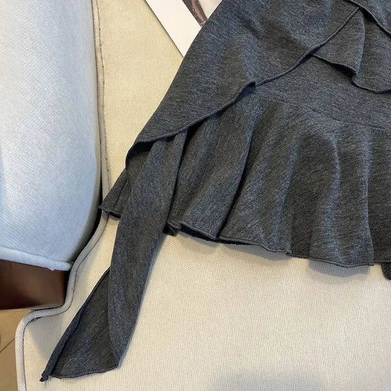 Women’s Versatile Design Irregular Ribbon Skirt
