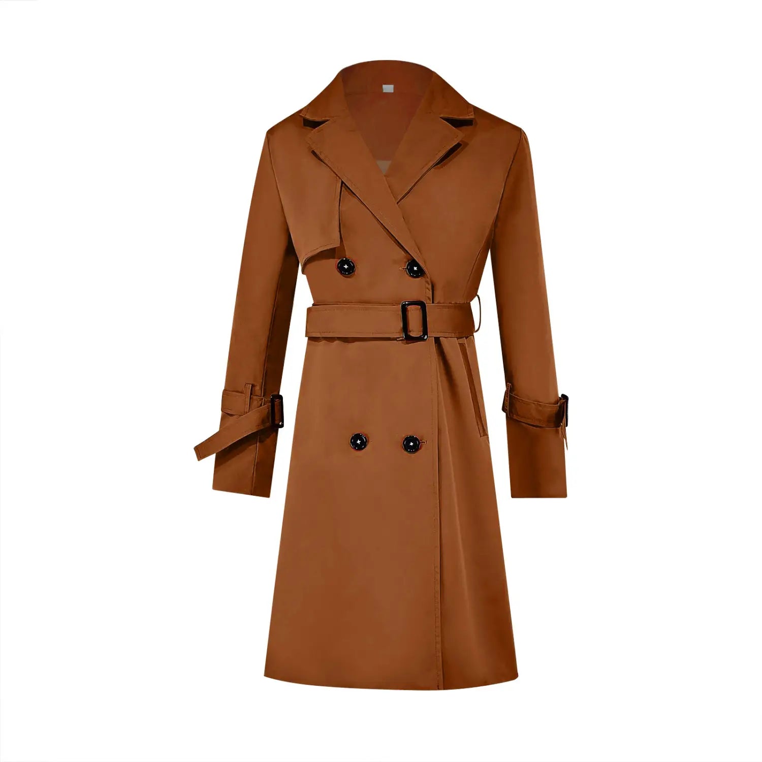 Women’s Double-row Slim Fit Coat Overcoat