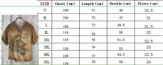 Summer Thin Printed V-neck Men’s T-shirt