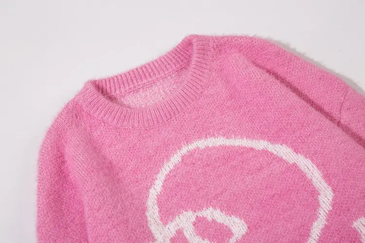 Dark Skull Ripped Sweater
