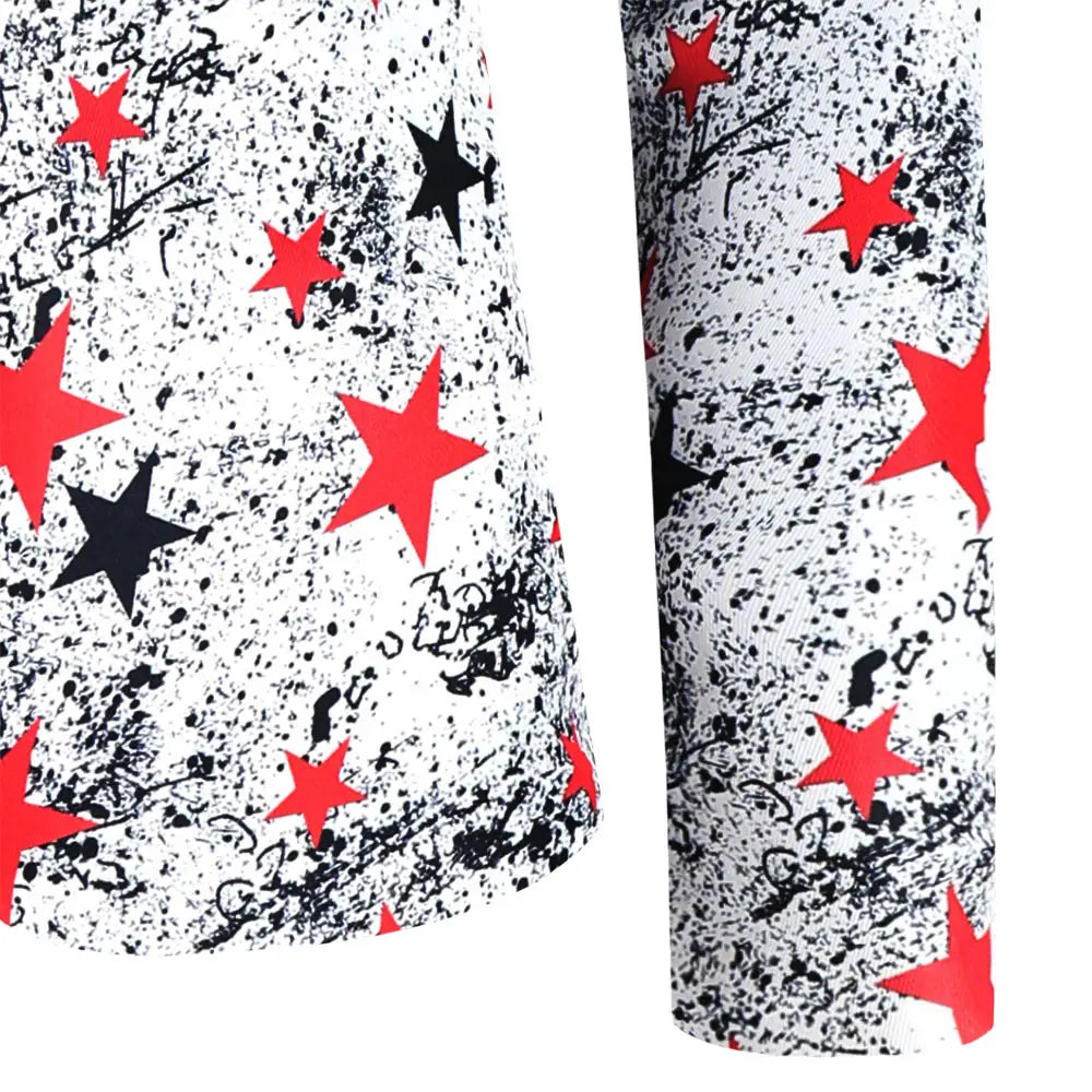 Digital New Print Leisure Suits For Men Two-piece Set