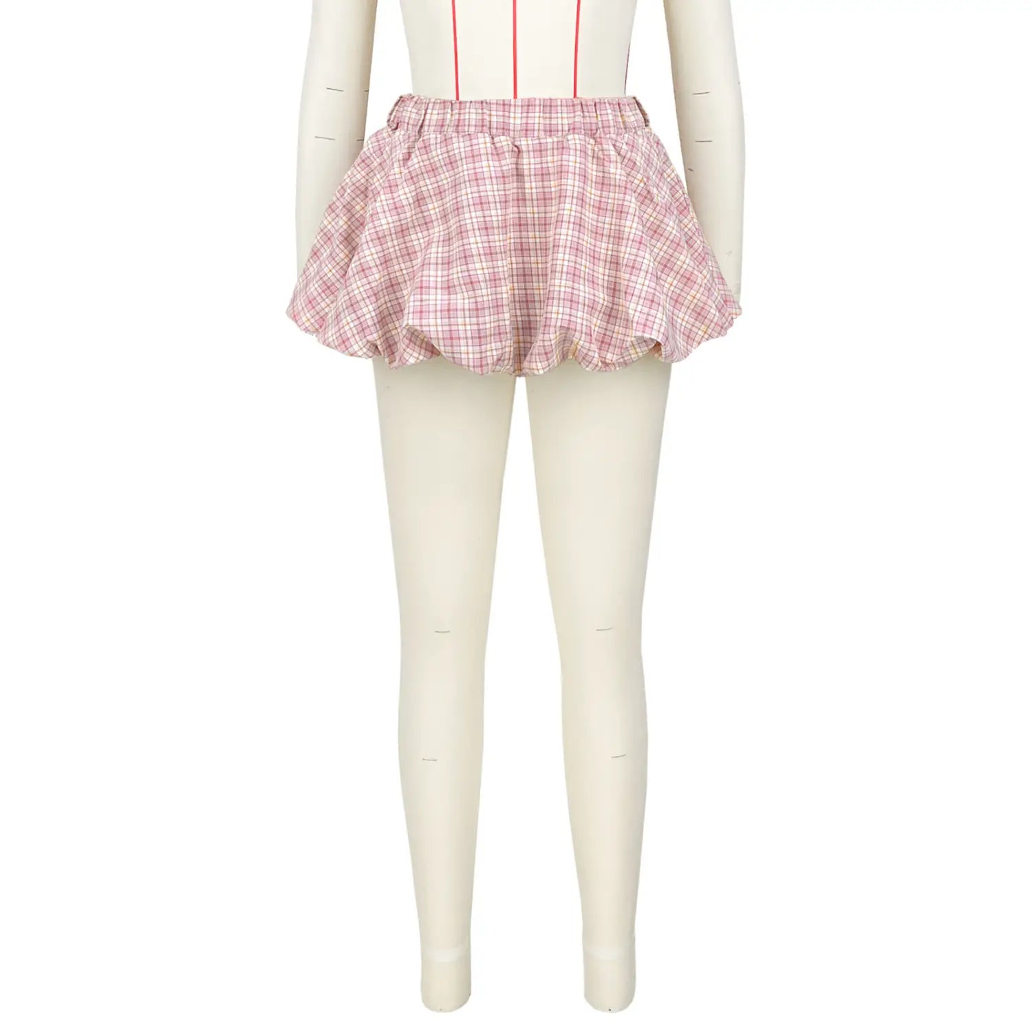 Fashion Cute Classic Plaid With Leggings