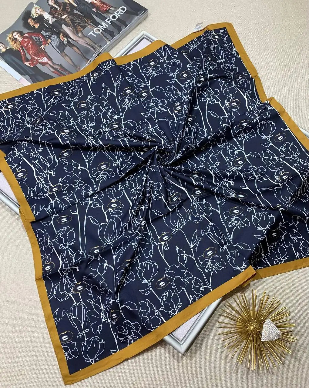Large Kerchief Women’s Spring And Autumn Fashion Printing