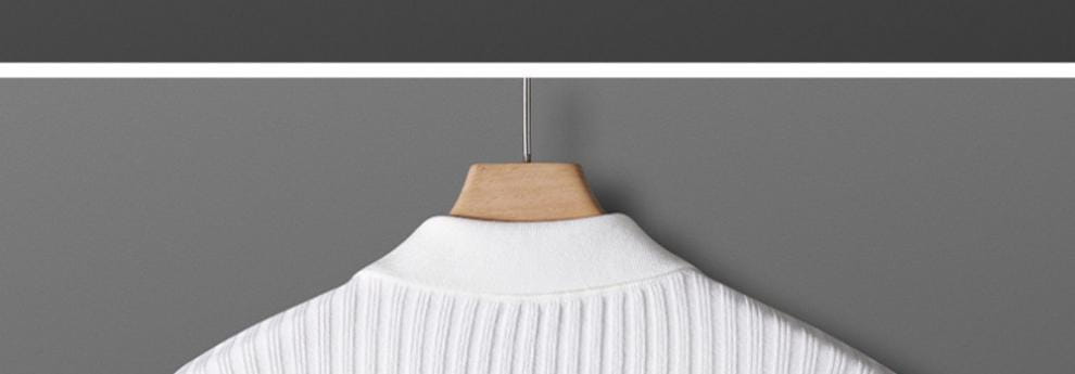 Autumn And Winter Leisure Slim-fit Handsome Sweater Half Zipper Top