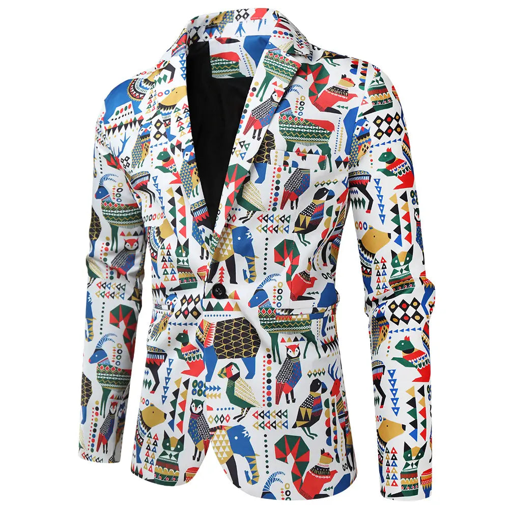 Digital New Print Leisure Suits For Men Two-piece Set