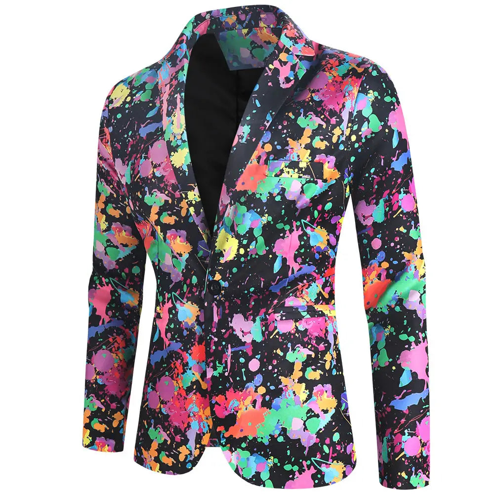 Digital New Print Leisure Suits For Men Two-piece Set
