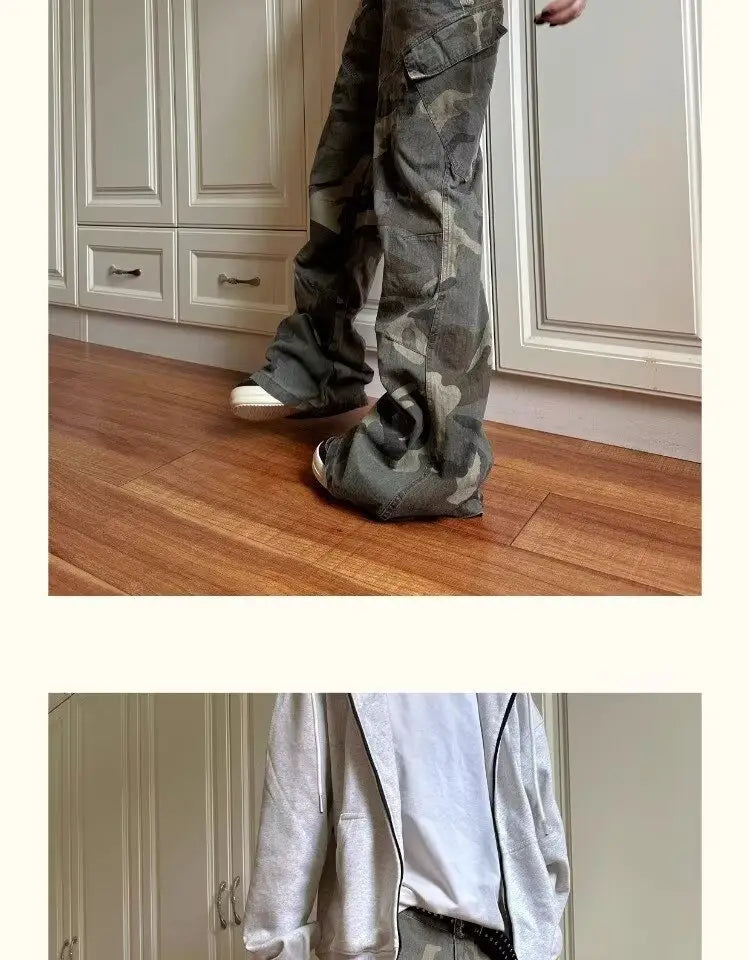 Street Niche Profile Loose Casual Pants