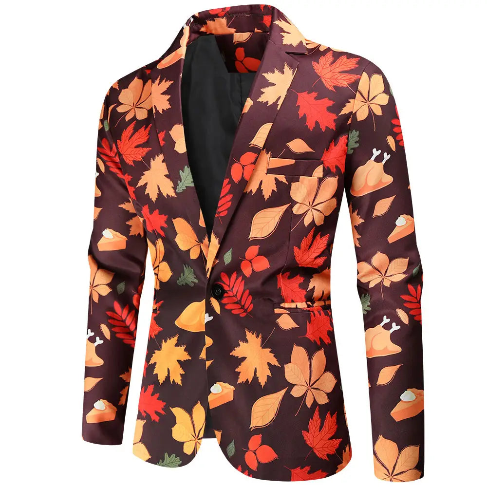 Digital New Print Leisure Suits For Men Two-piece Set