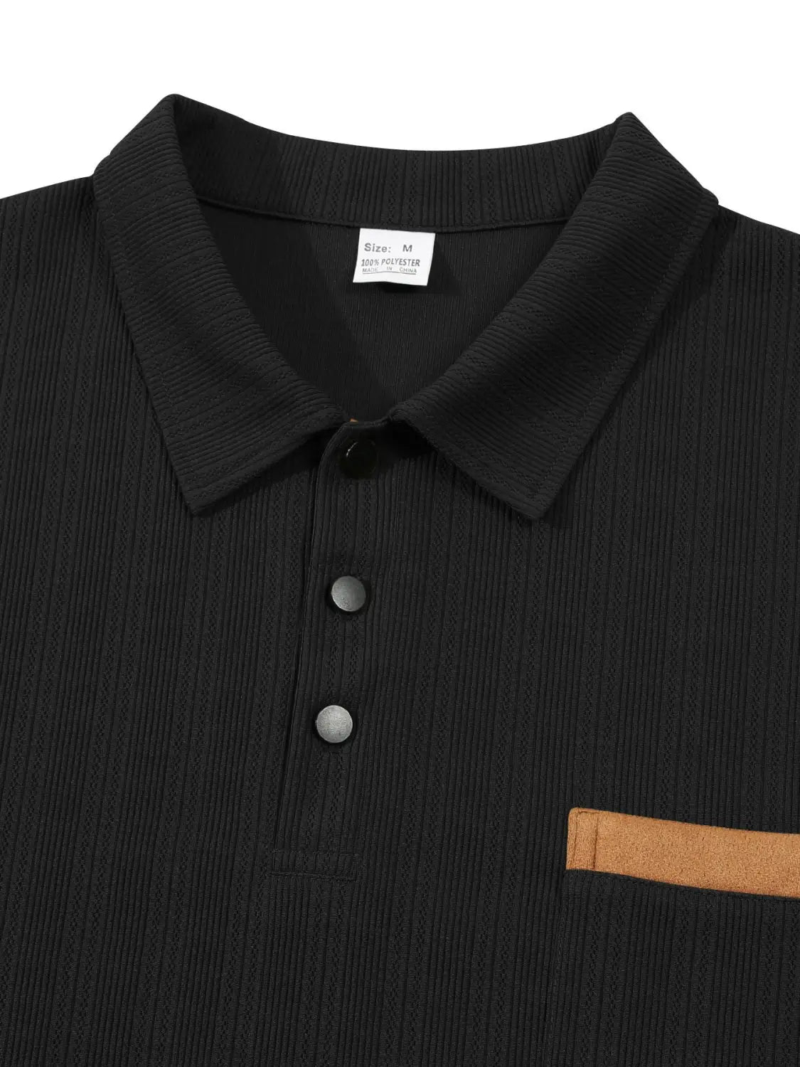 Sports Long Sleeve Lapel Men’s Polo Shirt