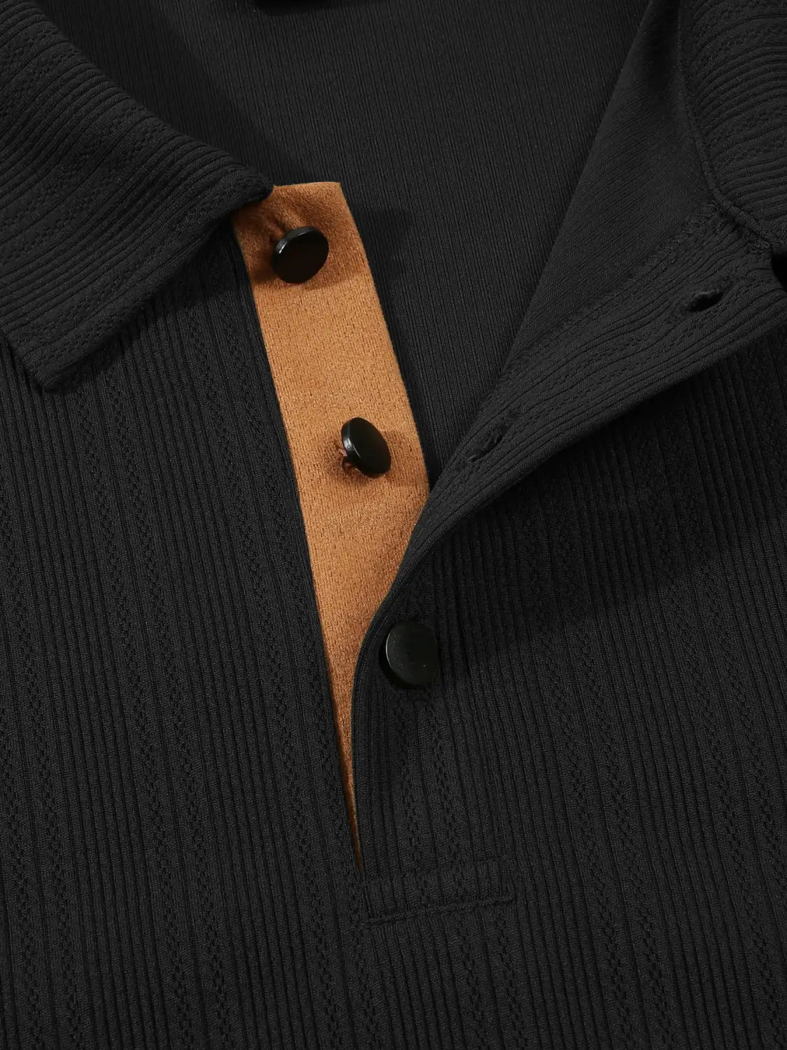 Sports Long Sleeve Lapel Men’s Polo Shirt