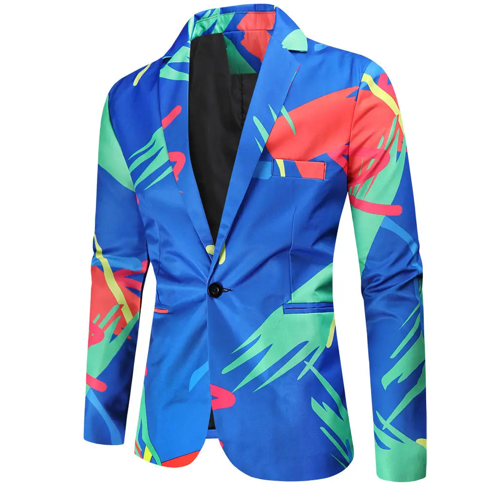 Digital New Print Leisure Suits For Men Two-piece Set