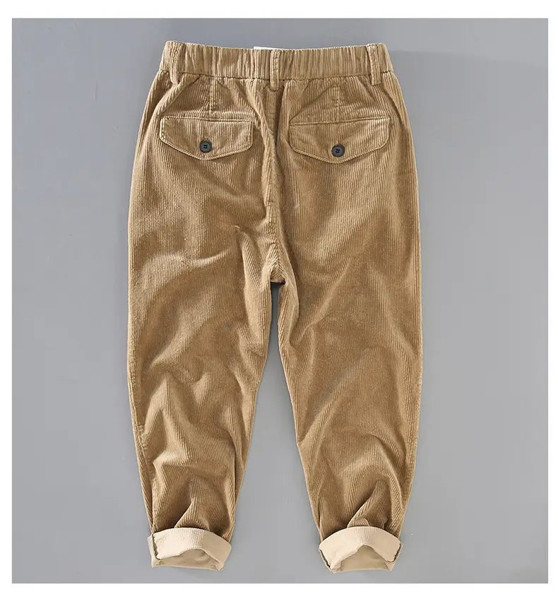Fashion New Corduroy Loose Casual Pants Men