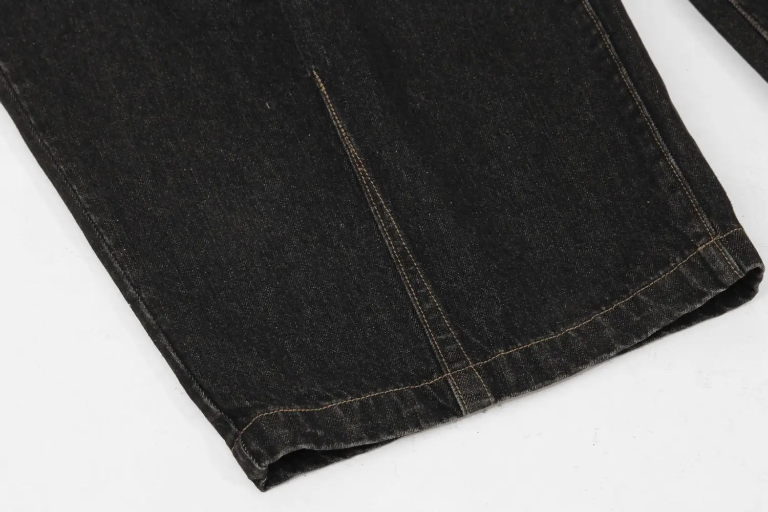 Retro Street Simple Loose Machete Denim Trousers