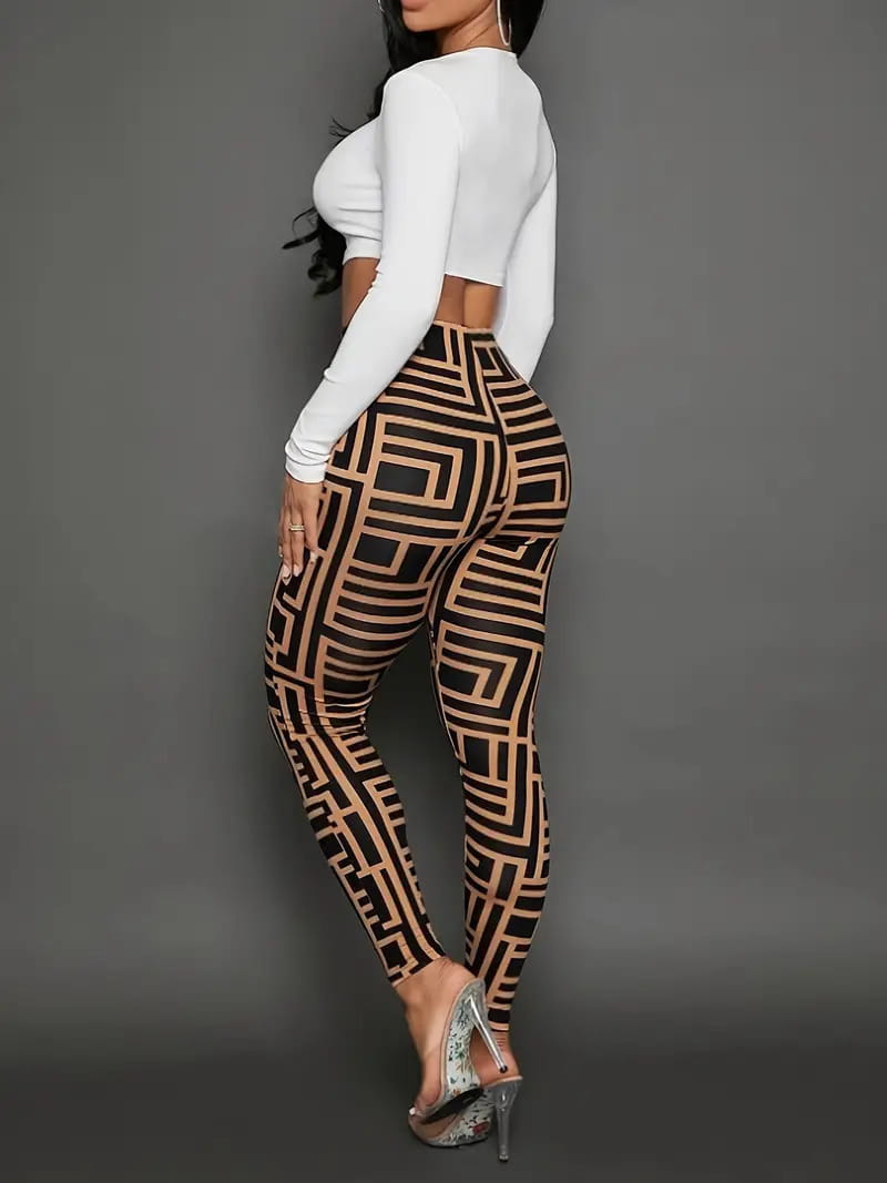 Striped Series Simple Yoga Pants Belly Contracting And Hip Lifting