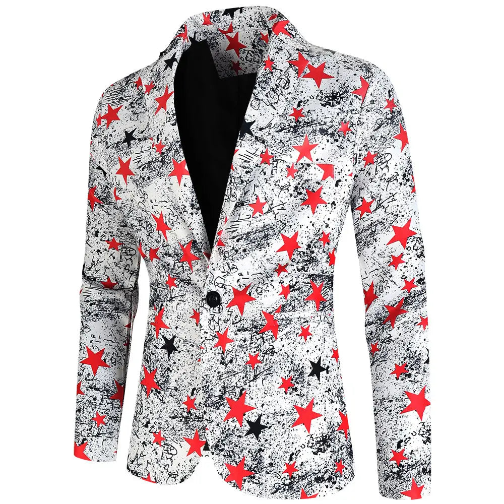 Digital New Print Leisure Suits For Men Two-piece Set