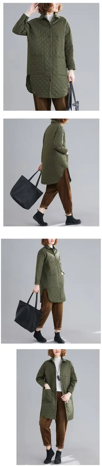 Artistic Cotton Padded Thickened Cotton-padded Coat