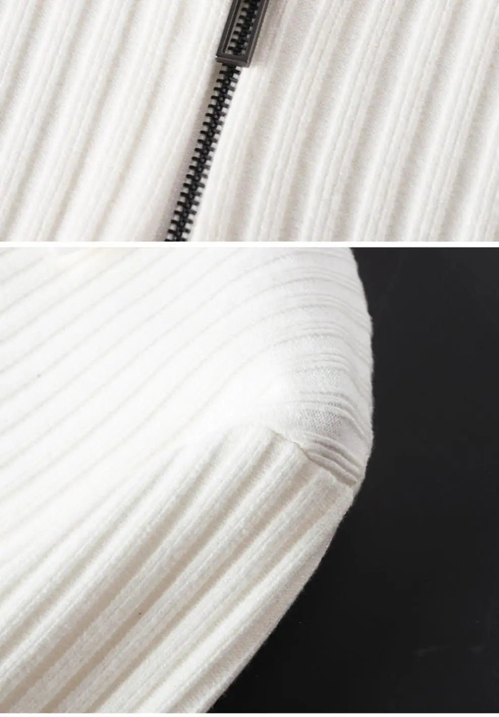 Autumn And Winter Leisure Slim-fit Handsome Sweater Half Zipper Top