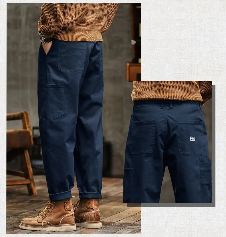 Trendy Men’s Clothing Retro Overalls Fashion Brand