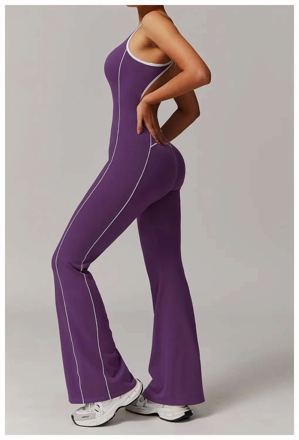 European And American Hollow Beauty Back Yoga Clothes Dance Sports Jumpsuit