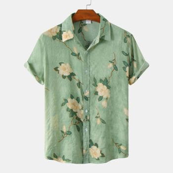 Men’s Youth Fashion Slim-fitting Cool Short Sleeve