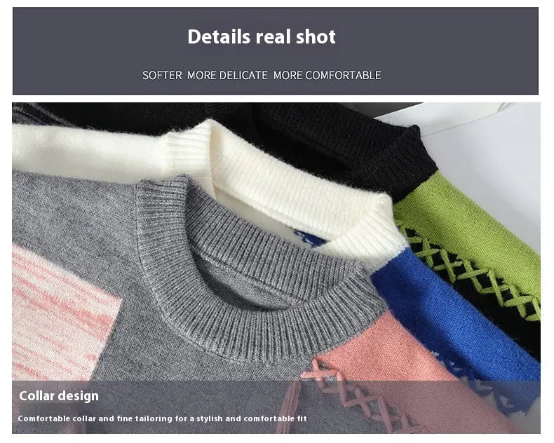 High Quality Sweater Men’s Korean-style Youth Fashion