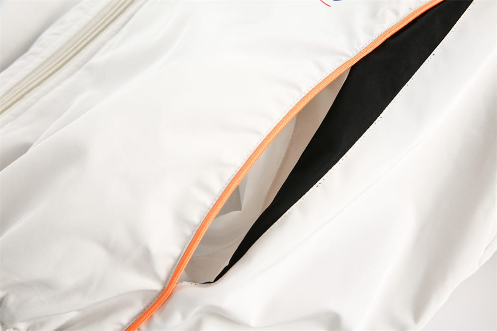 Splicing Gradient Letter Cotton Padded Loose Stand Collar Jacket