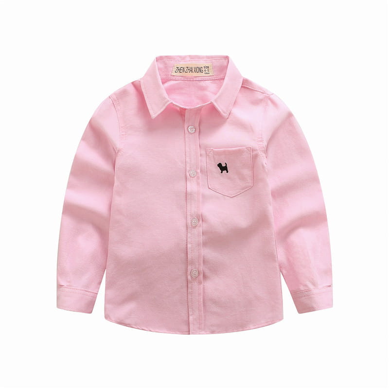 Children’s Shirts Boys’ Long-sleeved Shirts