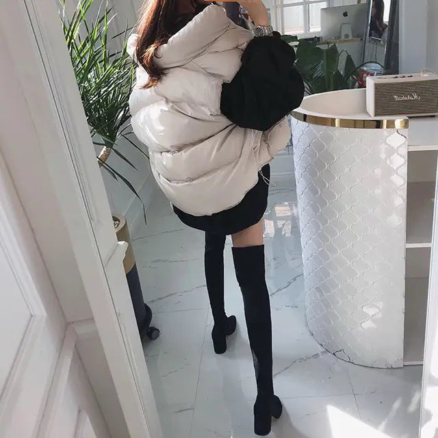 Women’s Korean Style Lazy Style All-match Down Cotton Bread Coat Vest