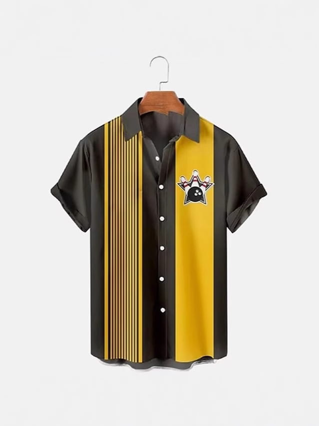 Men’s Shirt Bowling 3d Digital Printing