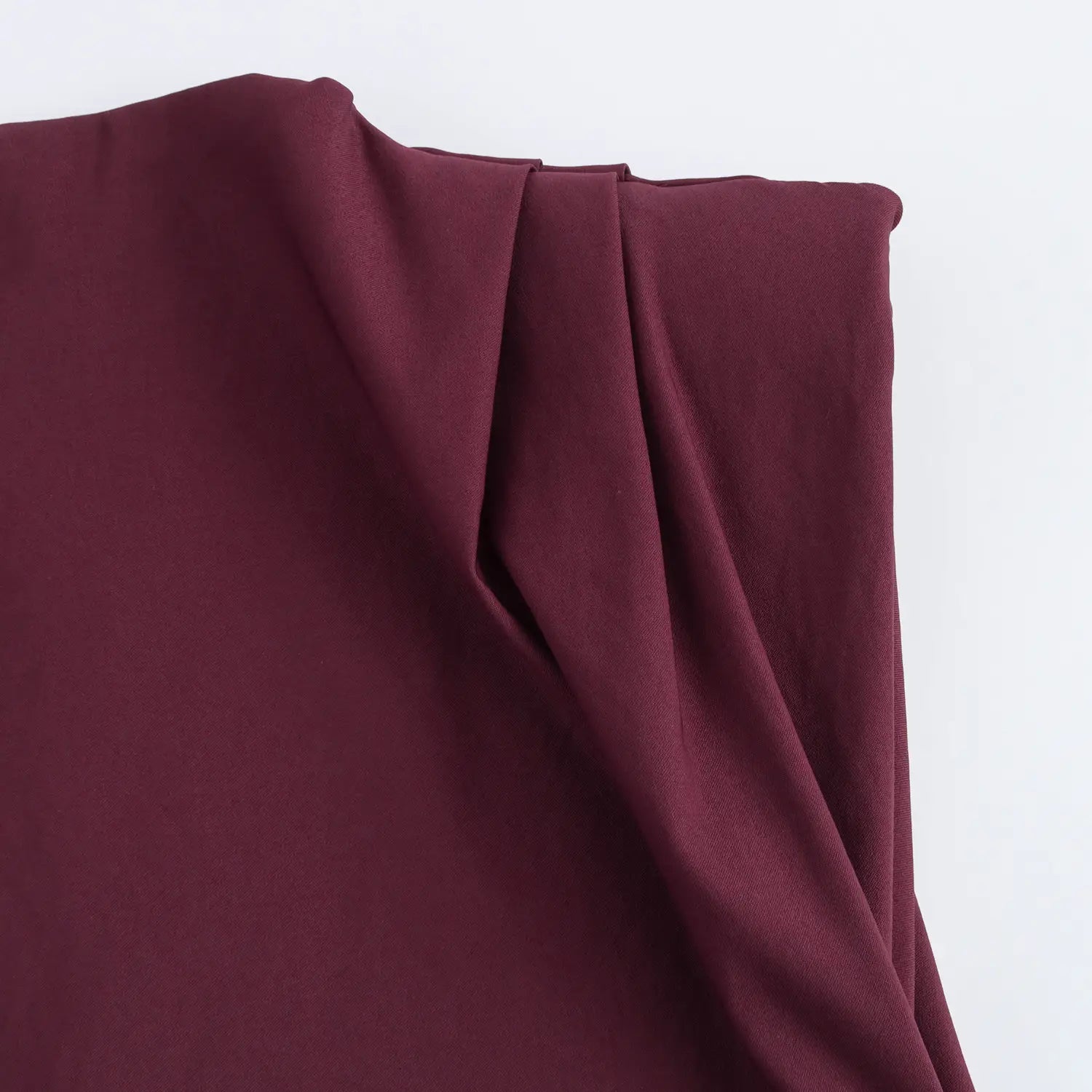 Beveled Pleated Decorative Padded Shoulder Top