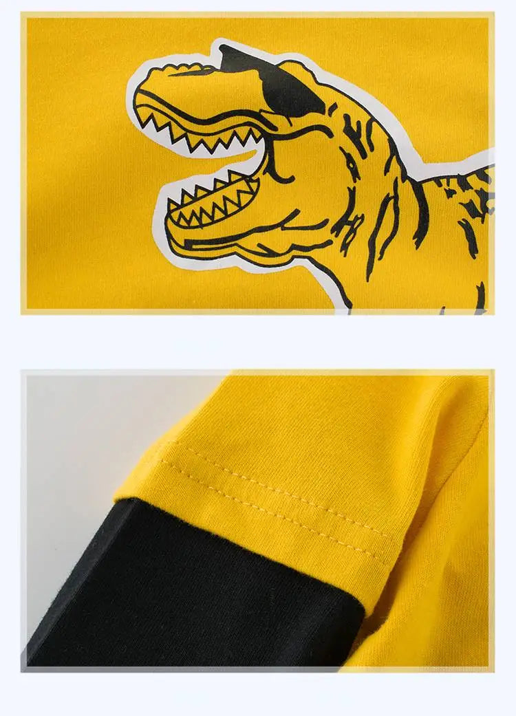 Two fake children’s long sleeve t-shirts
