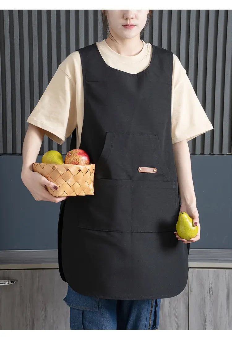 Coffee Shop Milk Tea Shop Hair Overclothes Vest