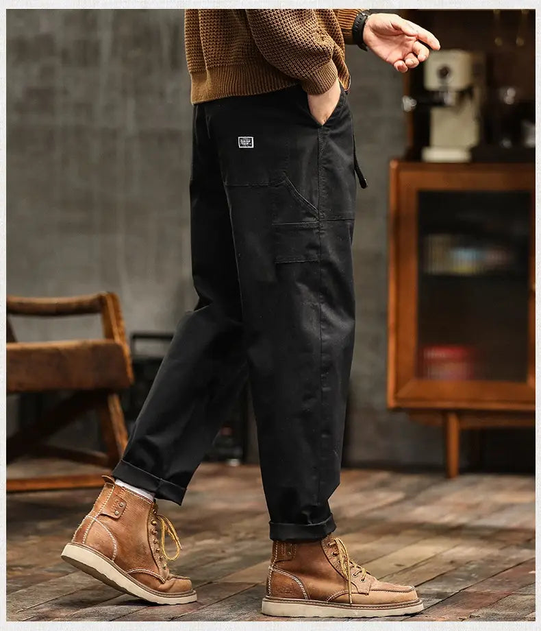 Trendy Men’s Clothing Retro Overalls Fashion Brand