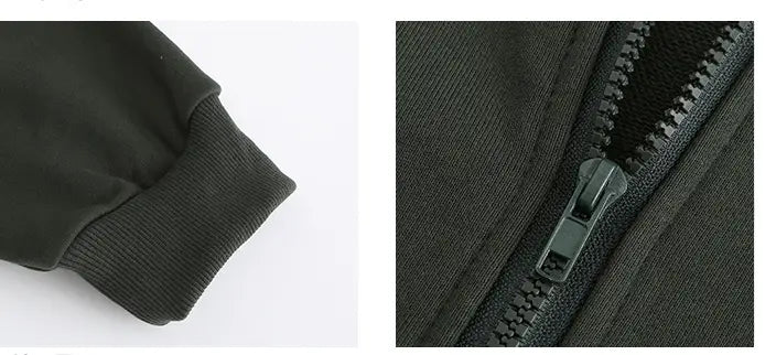 Loose National Tide Brand Half-Zip Lapel Sweater