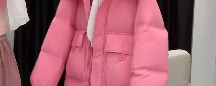 Women’s Cotton-padded Mid-length Thickened Hooded Jacket