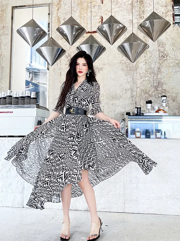 Irregular Minority Design Slim Skirt Girl