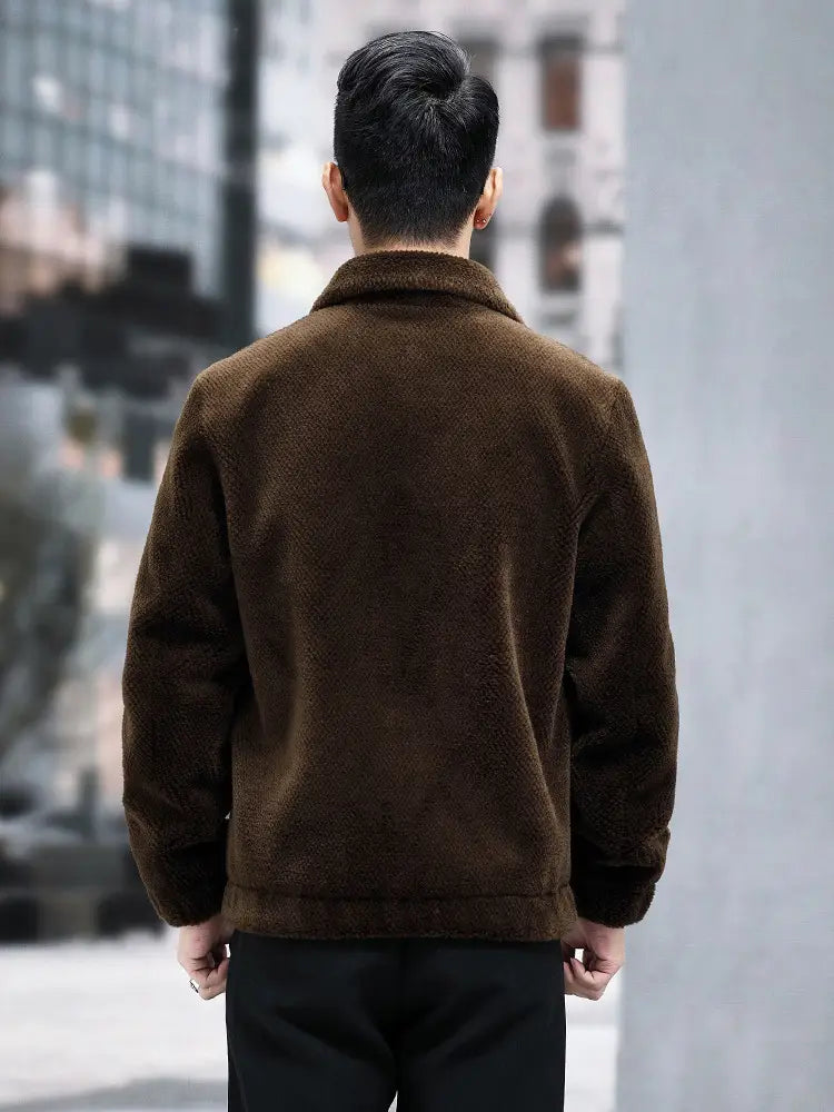 Men’s Fur Short Sheepskin Coat