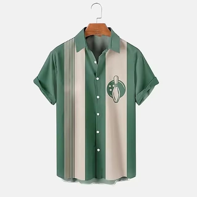 Men’s Shirt Bowling 3d Digital Printing