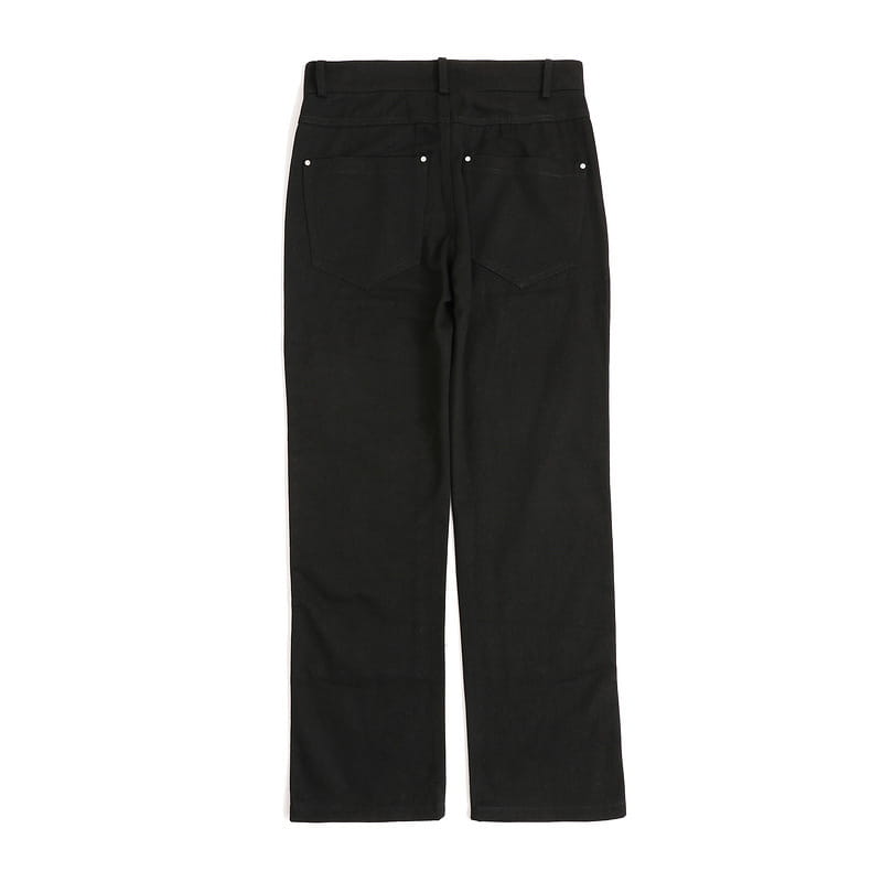 Solid Color Rivets Overalls Europe And America Retro Casual Pants