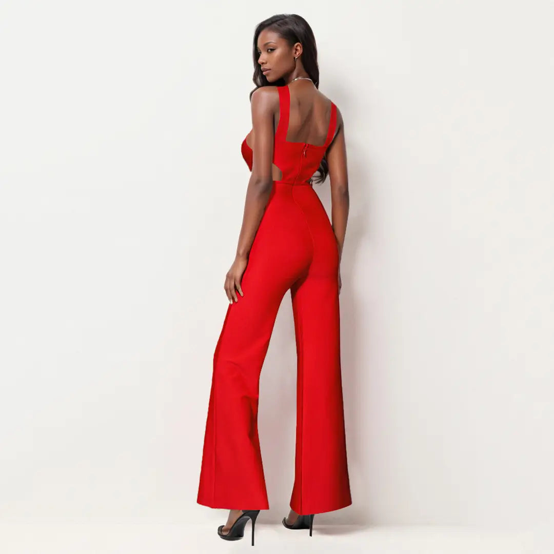 Banquet Party Bandage Jumpsuit Women’s High-grade Halter