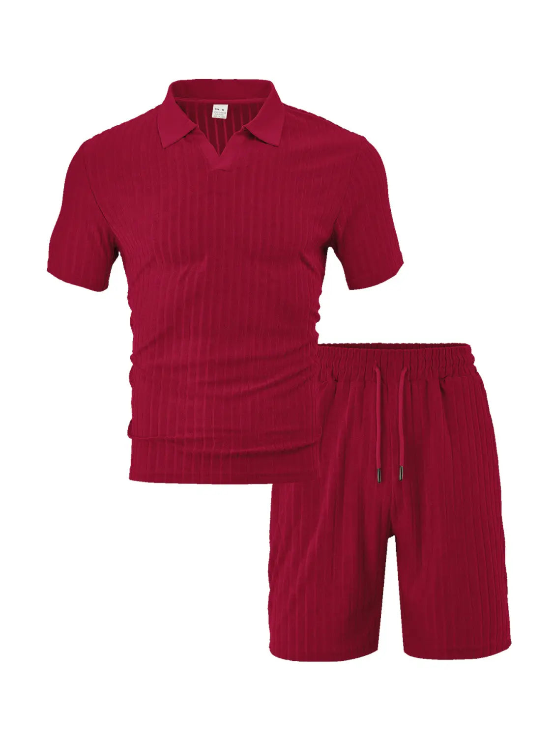 Men’s Breathable Figured Cloth Crew Neck Casual Sports Suit