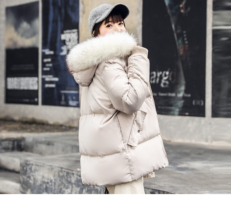 Foreign Trade Elegant Winter Korean Style Slim Fit All-matching Cotton-padded Clothes For Women